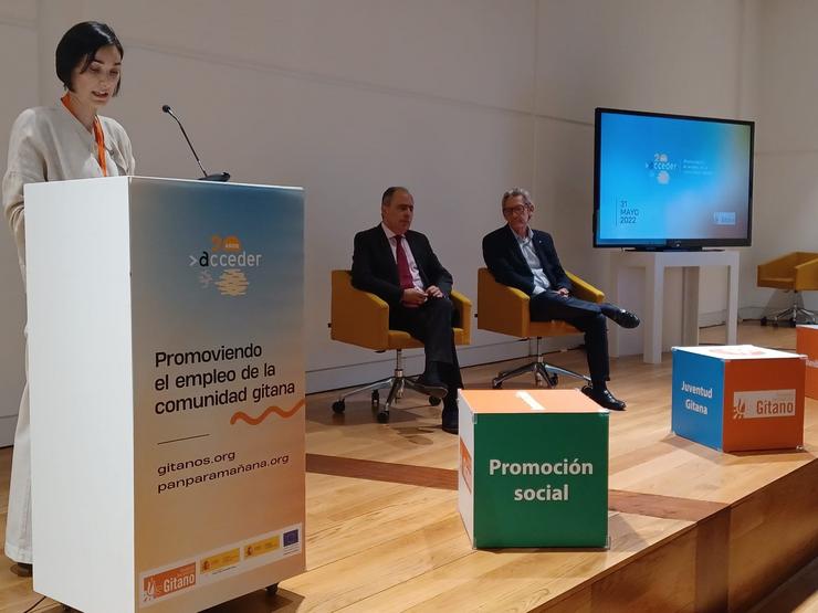 A Fundación Secretariado Xitano celebra 20 anos do programa Acceder, en Santiago de Compostela.. FUNDACIÓN SECRETARIADO XITANO / Europa Press