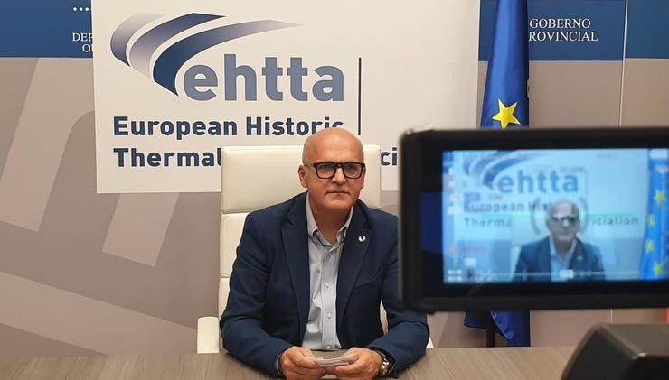 Baltar, reelixido por unanimidade presidente da Asociación Europea de Cidades Históricas Termais. DEPUTACIÓN DE OURENSE / Europa Press