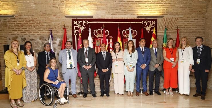 Carmen Pomar participa no Foro Interparlamentario da discapacidade e accesibilidade que se celebrou este sábado en Toledo, na sede das Cortes de Castela-A Mancha. PARLAMENTO DE GALICIA / Europa Press