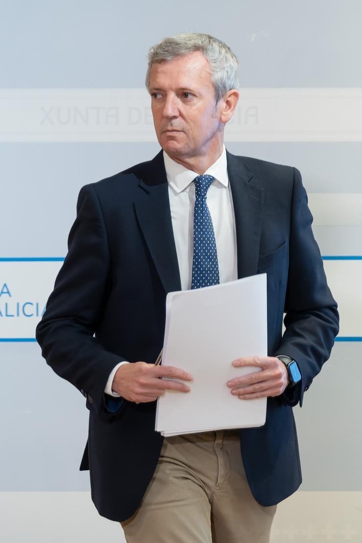 O presidente da Xunta, Alfonso Rueda, tra / David Cabezón - Xunta de Galicia.