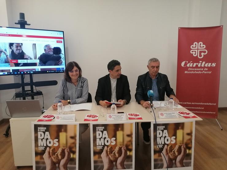 Presentación da Memoria do ano 2021 de Cáritas en Ferrol / Europa Press
