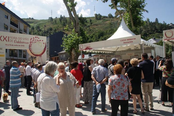 Ambiente da Feira do Viño de Valdeorras (arquivo). Foto: Prensa DO Valdeorras