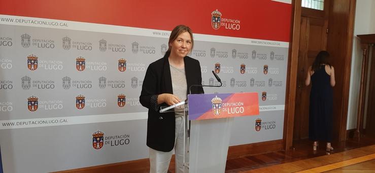 A portavoz socialista do goberno da Deputación de Lugo, Pilar García Porto. / Europa Press