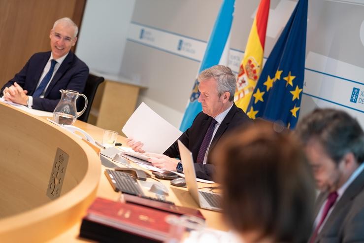 O presidente da Xunta, Alfonso Rueda Valenzuela, preside a reunión do Consello da Xunta  XUNTA / Europa Press