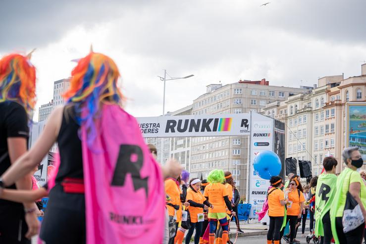 Runki, a carreira dos superheroes na Coruña. JAVIPEFOTO / Europa Press