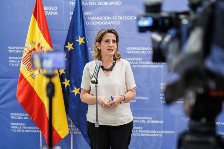 A vicepresidenta terceira do Goberno e ministra para a Transición Ecolóxica e o Reto Demográfico, Teresa Ribera / Alejandro Martínez Vélez - Europa Press / Europa Press