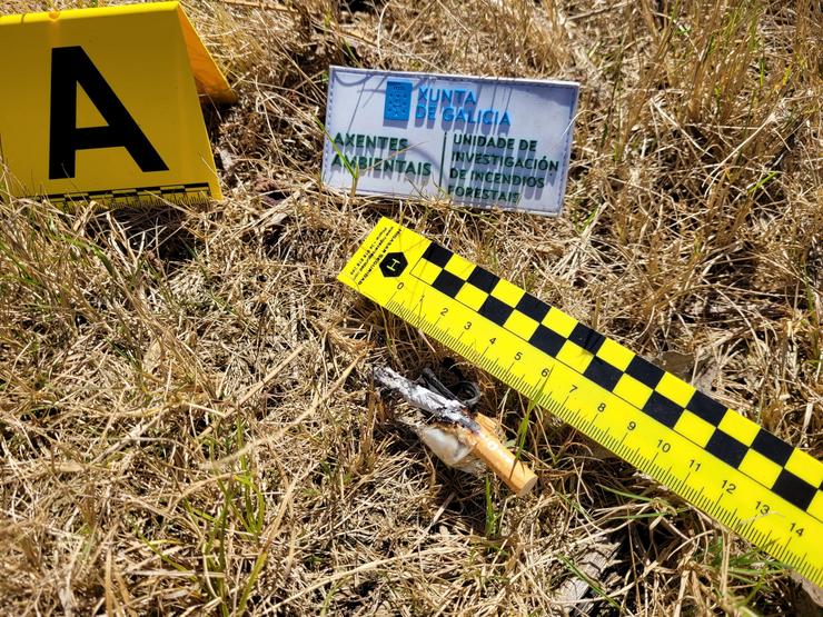 Artefacto incendiario atopado no distrito Vigo-Baixo Miño / Xunta de Galicia