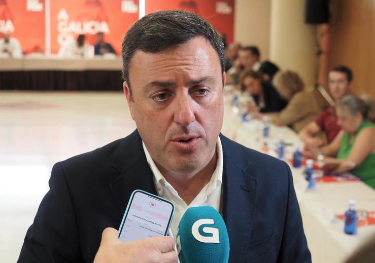O secretario xeral do PSdeG, Valentín González Formoso / PSdeG. 
