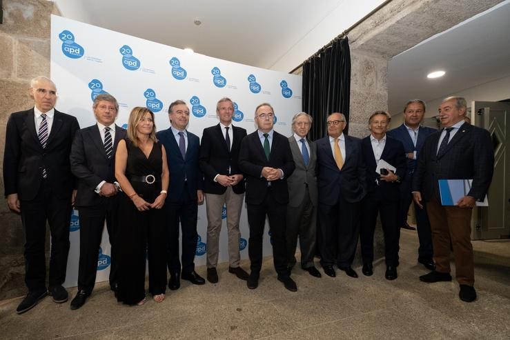 Epresidente dá Xunta, Alfonso Rueda, participa na inauguración do XX aniversario de APD da zona noroeste: 'Líderes que deixan pegada.  Teatro Principal, Santiago de Compostela.. DAVID CABEZÓN @ XUNTA DE GALICI 