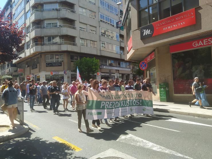 Manifestación do agro en Ourense / Europa Press