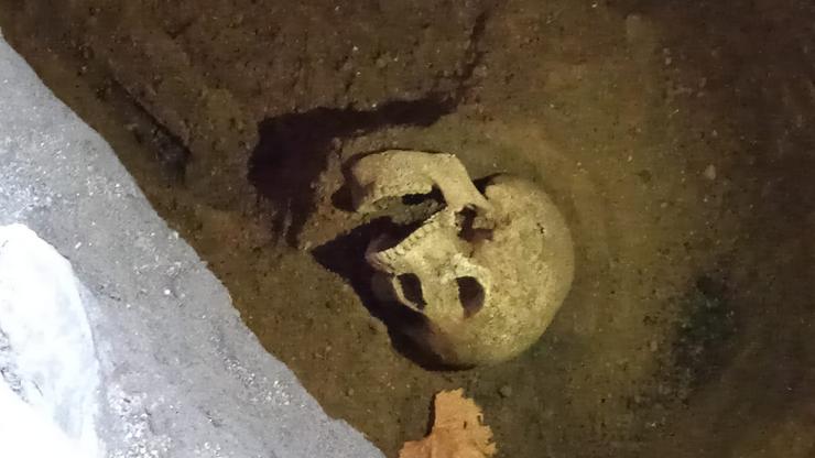 Escavan unhas  40 tumbas no convento de Santa Clara / Deputación de Pontevedra