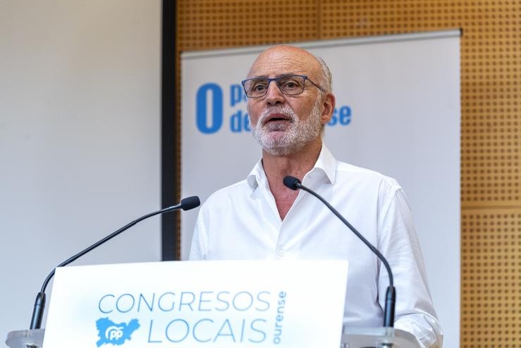 O presidente do PP de Ourense, o exalcalde Manuel Cabezas.. PP / Europa Press