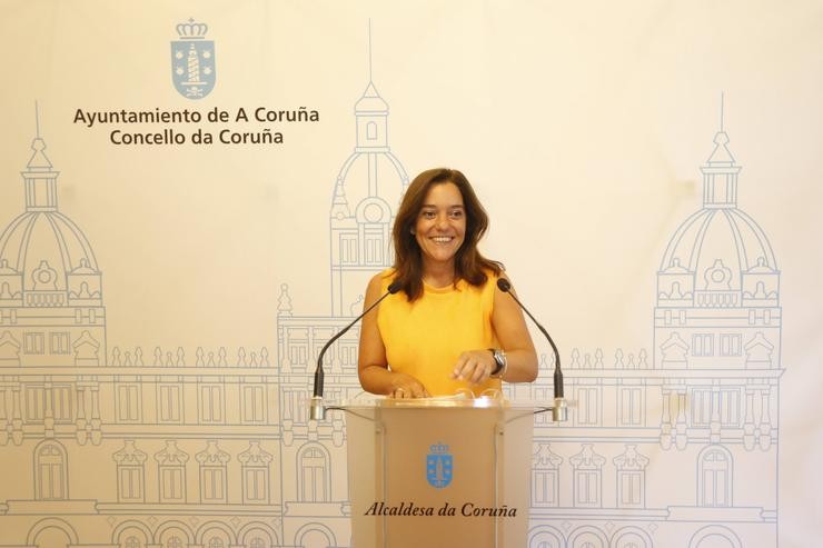 A alcaldesa da Coruña, Inés Rey / CONCELLO A Coruña / Europa Press