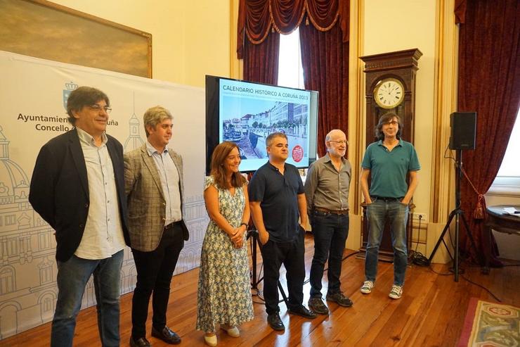 Presentación do Calendario Histórico 2023 da Coruña. ANDY PÉREZ / Europa Press