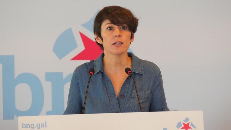 A líder do BNG, Ana Pontón, no Consello Nacional da formación fronstista 