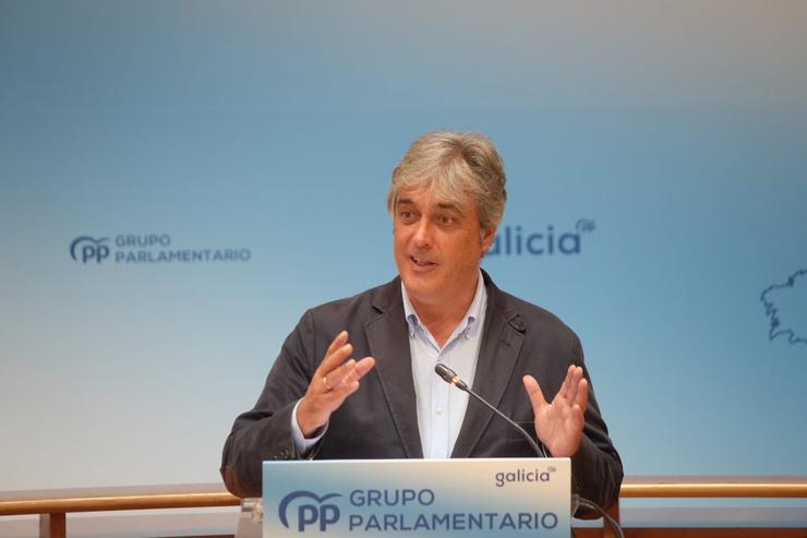 O portavoz parlamentario do PPdeG, Pedro Puy 