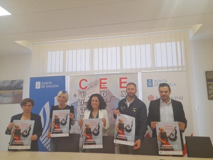 Presentación do concerto de Susana Seivane en Cee. XUNTA / Europa Press