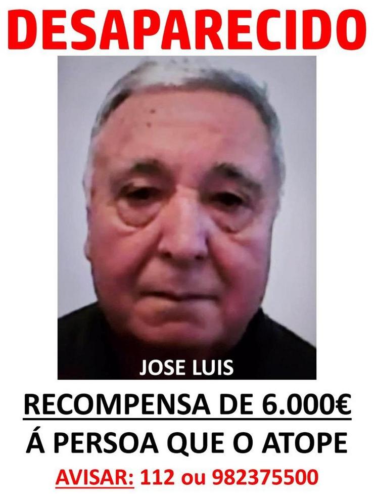 Imaxe do home desaparecido o pasado 4 de setembro en Friol (Lugo).. CONCELLO DE FRIOL