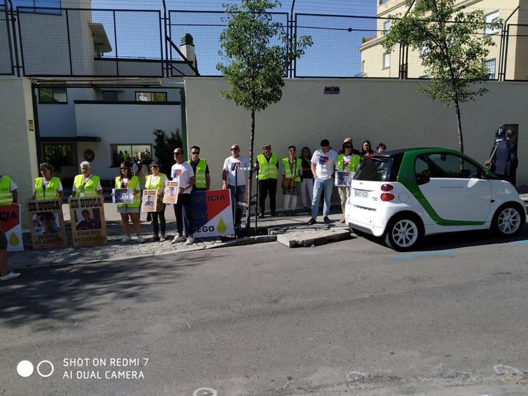 Concentración da plataforma 'Xustiza para Diego'. PLATAFORMA 'XUSTIZA PARA DIEGO' 