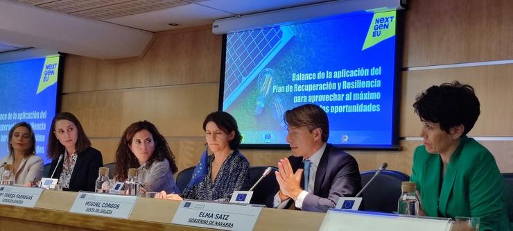 O conselleiro de Facenda e Administración Pública, Miguel Corgos, participa nun seminario organizado pola Comisión Europea. XUNTA DE GALICIA / Europa Press