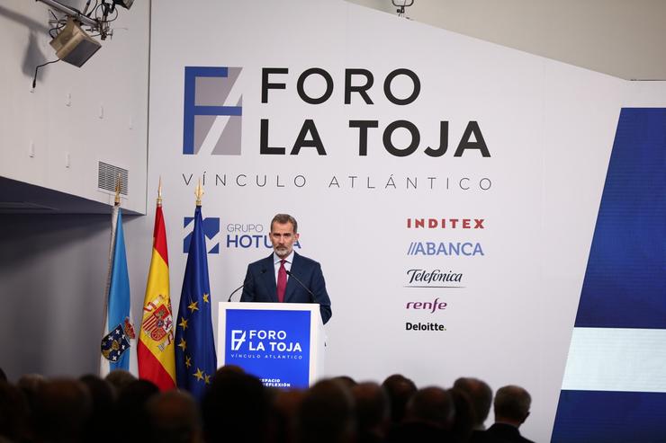 O rei Felipe VI inaugura o Foro A Toja-Vínculo Atlántico  / Beatriz Ciscar - Europa Press - Arquivo