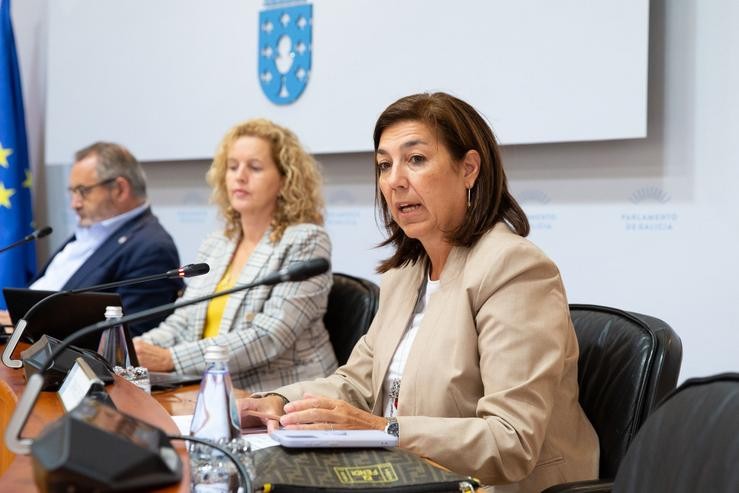 A directora xeral de Desenvolvemento Pesqueiro, Susana Rodríguez, en comisión. XOÁN CRESPO / Europa Press