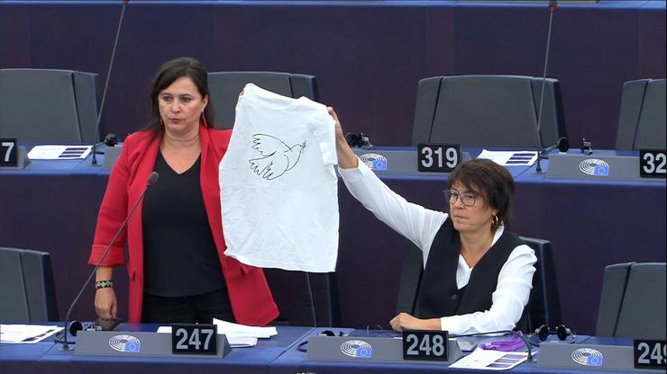 Eurodeputados de EU, Podemos e BNG piden a Metsola que se desculpe por non condenar os "crimes de guerra" de Israel / BNG 
