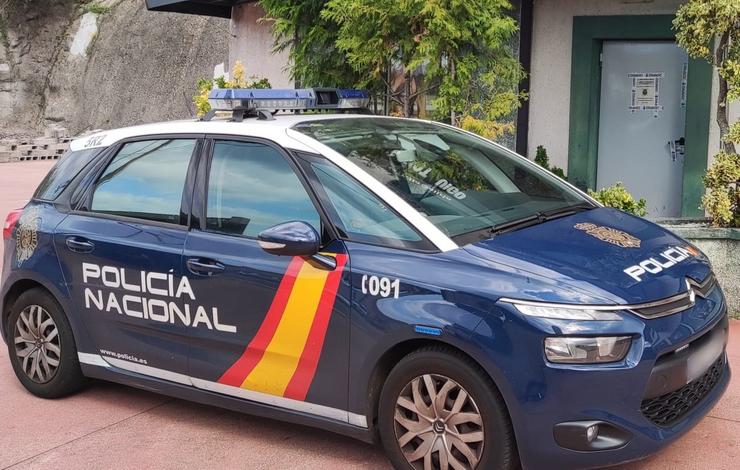 Imaxe dun coche da Policía Nacional.. POLICÍA NACIONAL