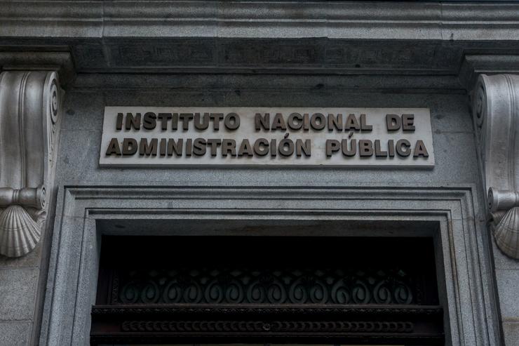 Arquivo - Exterior do Instituto Nacional de Administración Pública. Ricardo Rubio - Europa Press - Arquivo