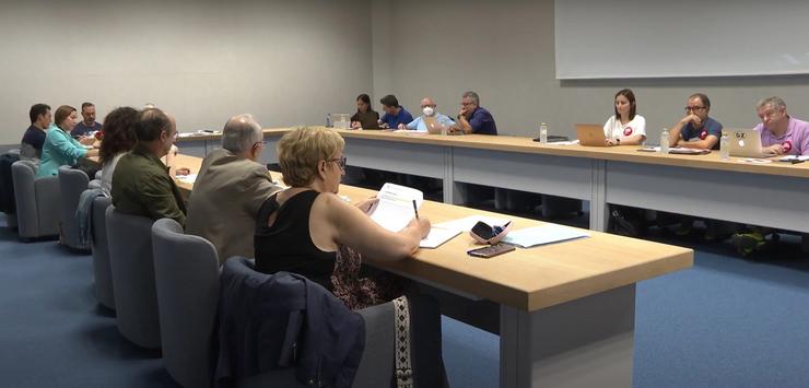 Reunión da mesa sectorial docente non universitaria de Galicia, con representantes da Consellería de Cultura, Educación, FP e Universidades e dos sindicatos CIG, CCOO, ANPE e UGT / XUNTA
