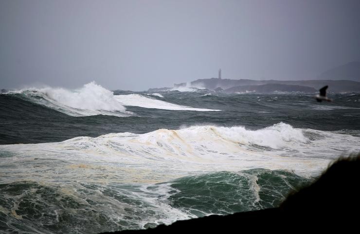 Praia de Ponzos, a 20 de outubro de 2023, en Ferrol / Raúl Lomba - Arquivo