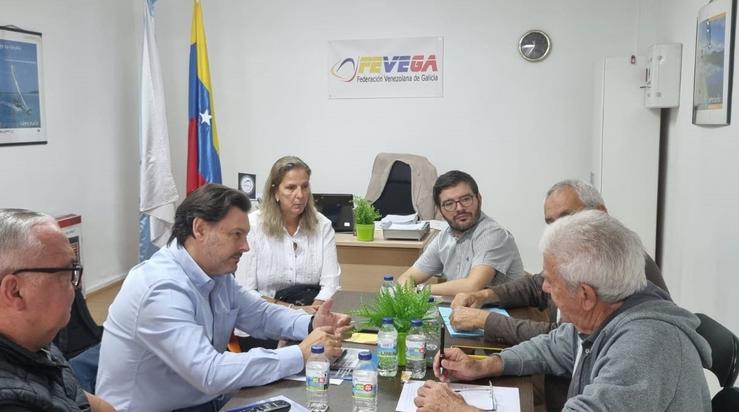 Reunión de Rodríguez Miranda con Fevega. XUNTA / Europa Press