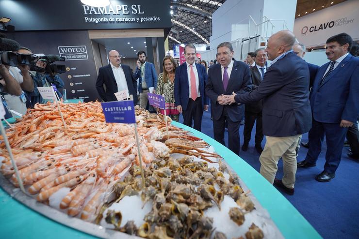 O ministro de Agricultura, Pesca e Alimentación en funcións, Luís Planas, na súa visita a Conxemar / Javier Vázquez