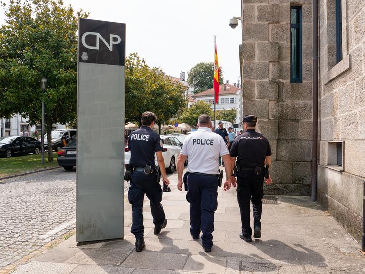 Imaxe de arquivo da comisaría da Policía Nacional en Santiago 