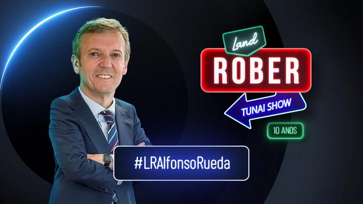 Imaxe promocional do Land Rober co presidente da Xunta, Alfonso Rueda. LAND ROBER / Europa Press