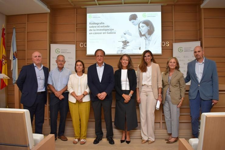 Presentación do informe 'Radiografía sobre o estado da investigación en cancro en Galicia'.. AECC 