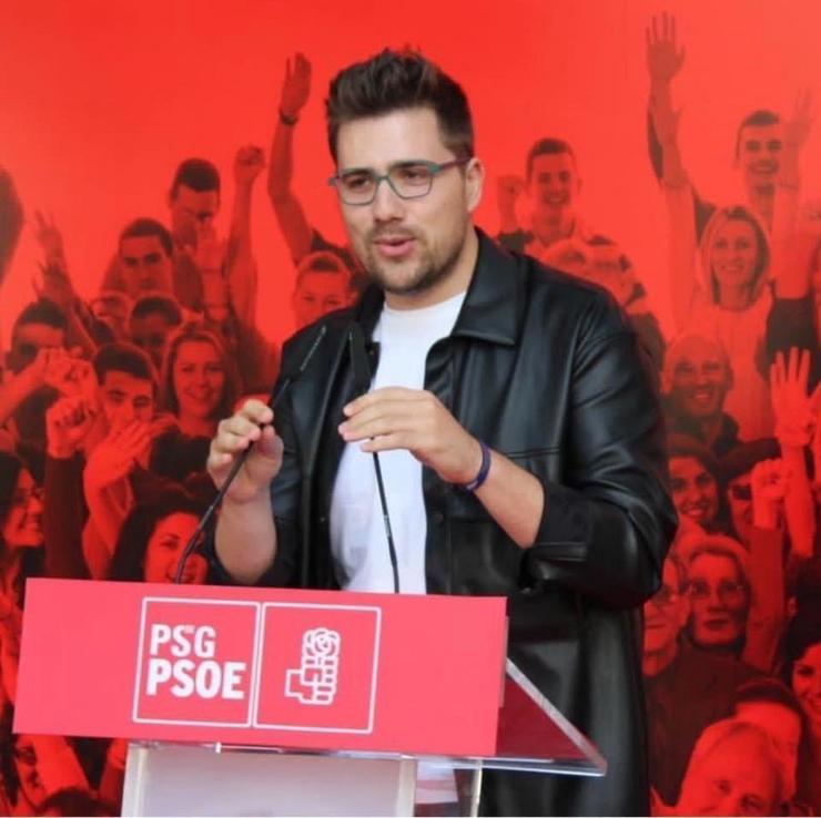 O secretario de dereitos LGTBI do PSdeG, Javier Carballo.. PSDEG / Europa Press