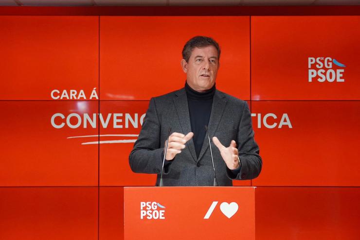 O candidato do PSdeG á presidencia da Xunta, José Ramón Gómez Besteiro.