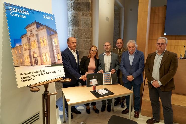 Correos dedica un selo ao antigo convento de San Francisco de Ourense 