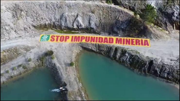 Ocupan as instalacións da mina de San Fins para pedir o fin da "impunidade" do sector mineiro / Ecoloxistas en Acción San Finx