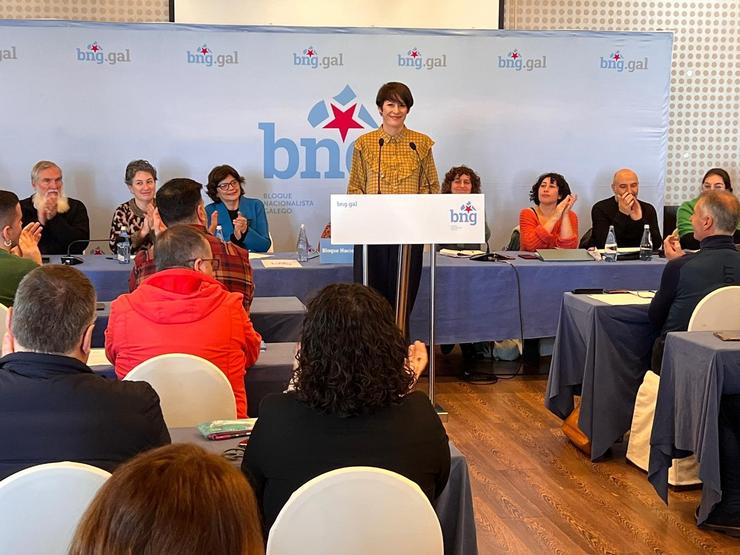 Ana Pontón, portavoz nacional do BNG, proclamada candidata á Presidencia da Xunta para as eleccións galegas de 2024 