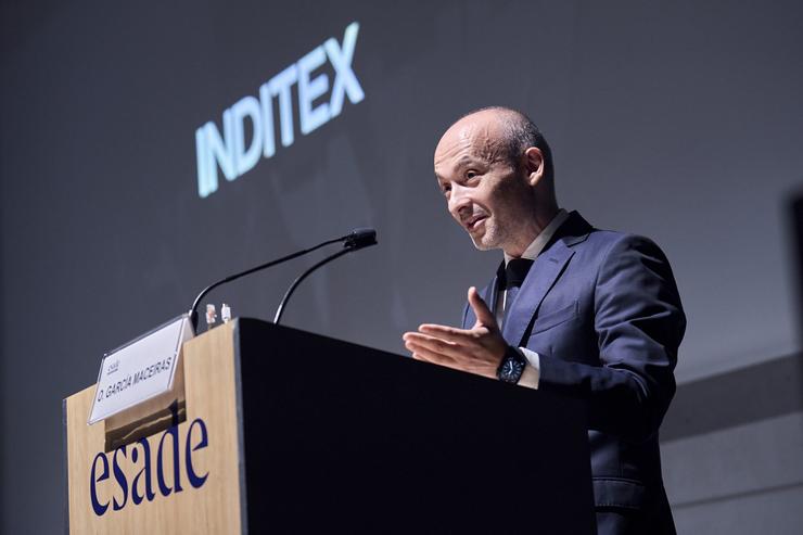 O conselleiro delegado de Inditex, Óscar Garcia Maceiras, na inauguración do curso de Esade / ESADE - Arquivo