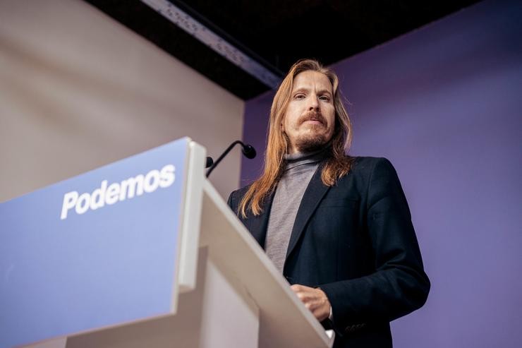 O portavoz de Podemos, Pablo Fernández./ Gabriel Luengas - Europa Press / Europa Press