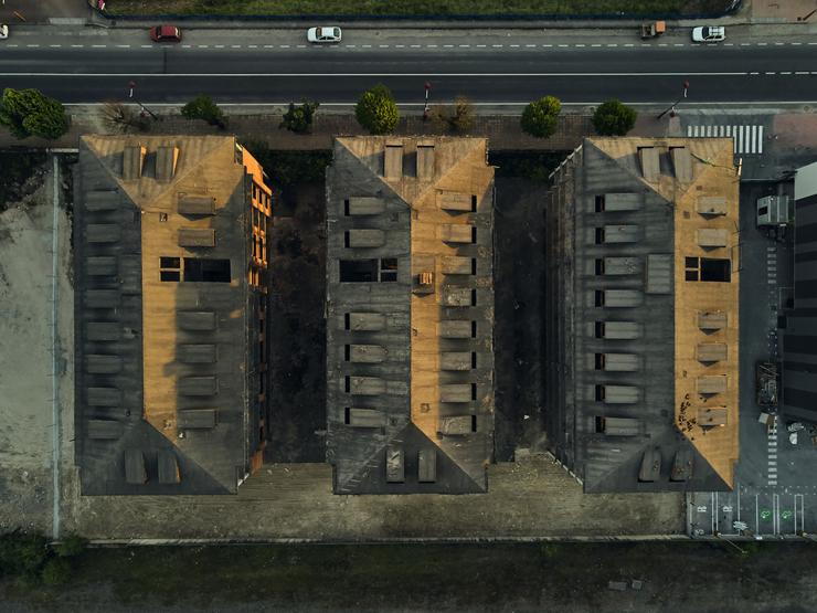 Vista desde arriba de tres bloques de edificios./ Agostime - Europa Press - Arquivo / Europa Press