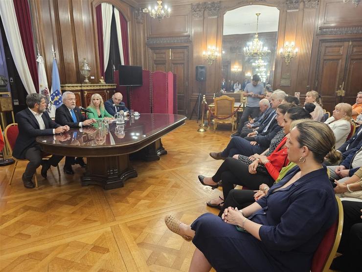 Miguel Ángel Santalices en Buenos Aires / PARLAMENTO DE GALICIA 