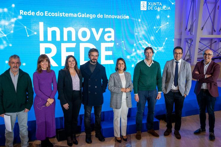 A directora da Axencia Galega de Innovación, Patricia Argerey, presenta a plataforma InnovaRede / XUNTA