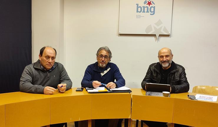 O deputado do BNG no Congreso, Néstor Rego, mantén unha reunión con representantes da Federación Rural Galega (Fruga).. BNG / Europa Press