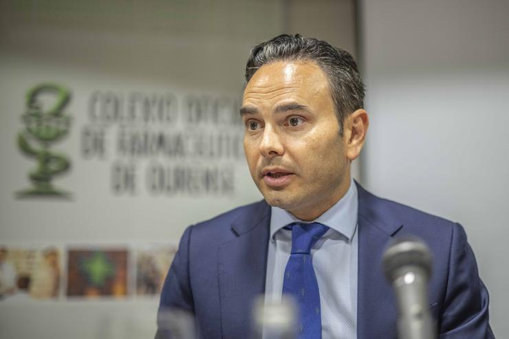  O presidente do Colexio oficial de Farmacéuticos de Ourense, Santiago Leytes Vence./ BRAIS LORENZO - Arquivo / Europa Press
