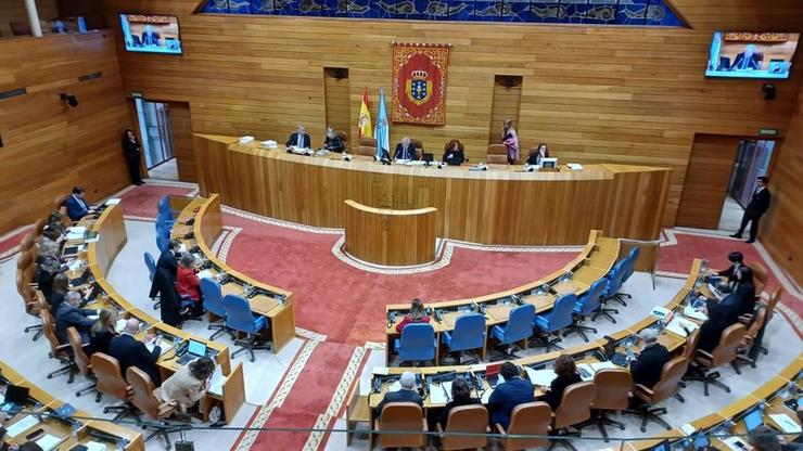 Pleno do Parlamento galego. PARLAMENTO 