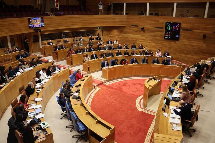Imaxe dunha votación no Parlamento de Galicia /  PARLAMENTO DE GALICIA 
